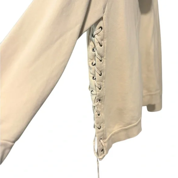 NSF Lace Up Cream Hoodie - Picture 8 of 8